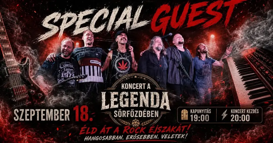 Special Guest koncert Budapesten (Legenda Sörfőzde Center)
